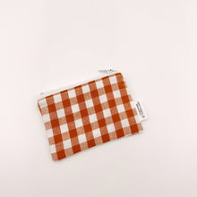 Load image into Gallery viewer, Spice Gingham Mini Pouch