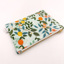 Load image into Gallery viewer, Mint Citrus Zipper Pouch