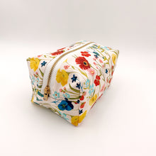 Load image into Gallery viewer, Pink Wildflower Boxy Pouch