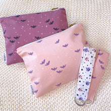 Load image into Gallery viewer, Purple Bat Zipper Pouch