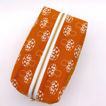Load image into Gallery viewer, Orange Mushroom Boxy Pouch