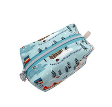 Load image into Gallery viewer, Winter Village Boxy Pouch