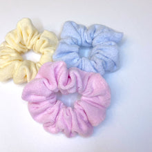 Load image into Gallery viewer, Buttercup Yellow Terry Cloth Scrunchie