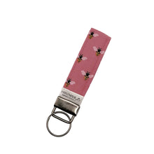 Load image into Gallery viewer, Purple Bee Keychain Fob
