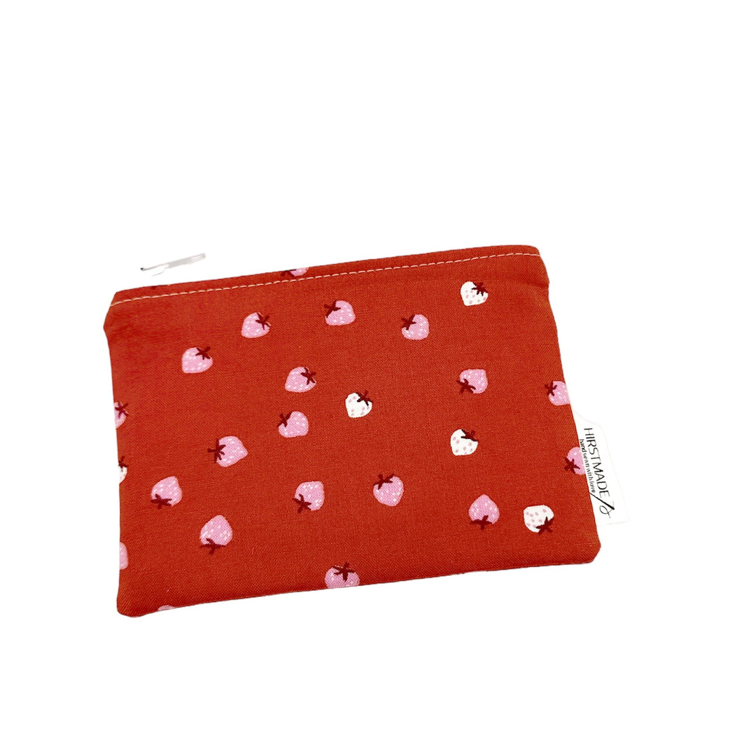 Red Strawberry Mini Pouch