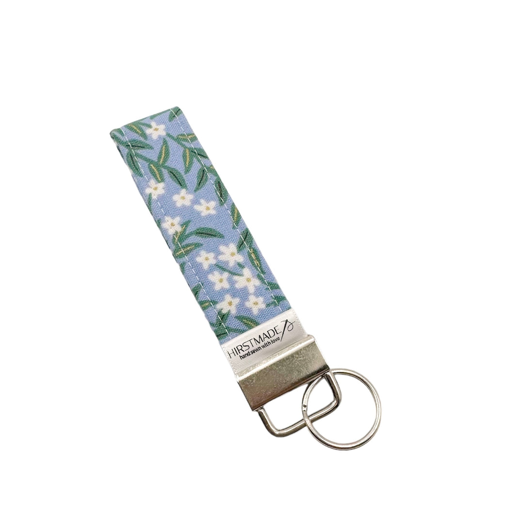 Blue Daisy Keychain Fob