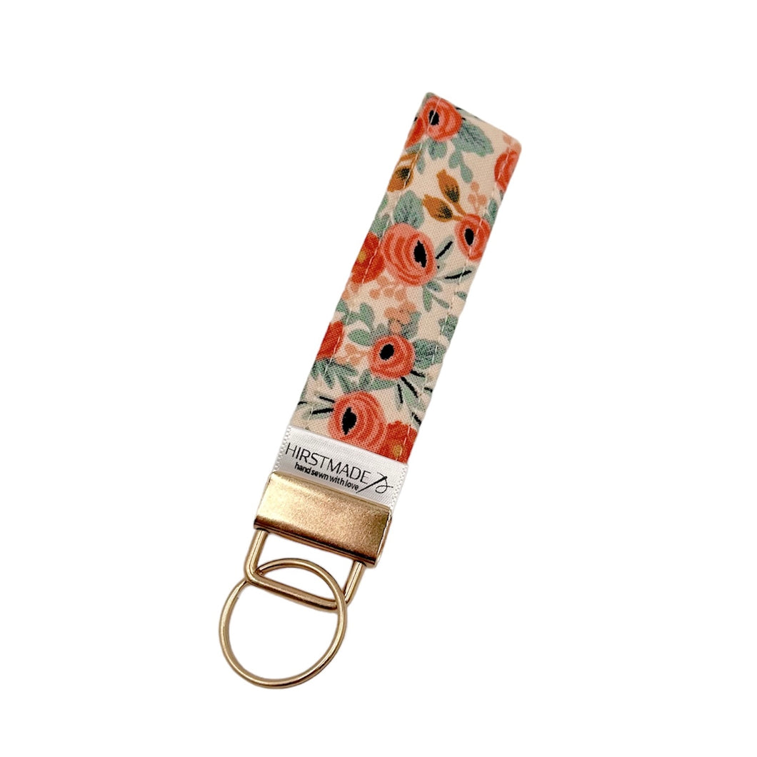 Peach Rifle Paper Co. Keychain Fob