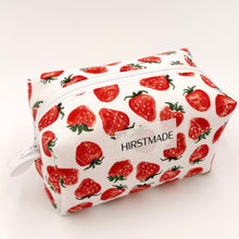 Load image into Gallery viewer, Strawberry Quilted Boxy Pouch
