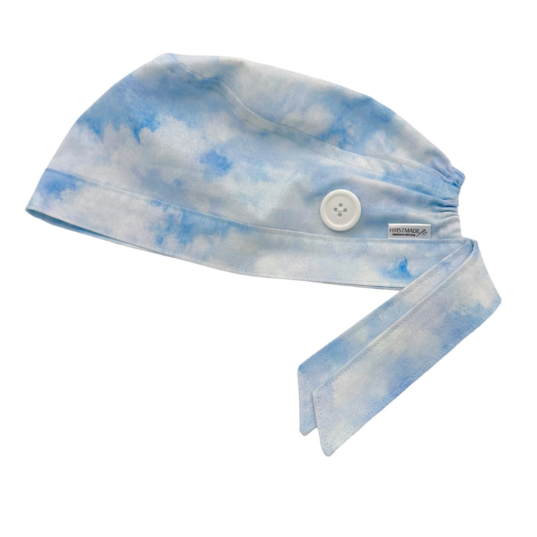 Blue Cloud Scrub Cap