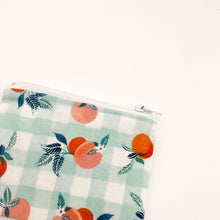 Load image into Gallery viewer, Gingham Citrus Mini Pouch
