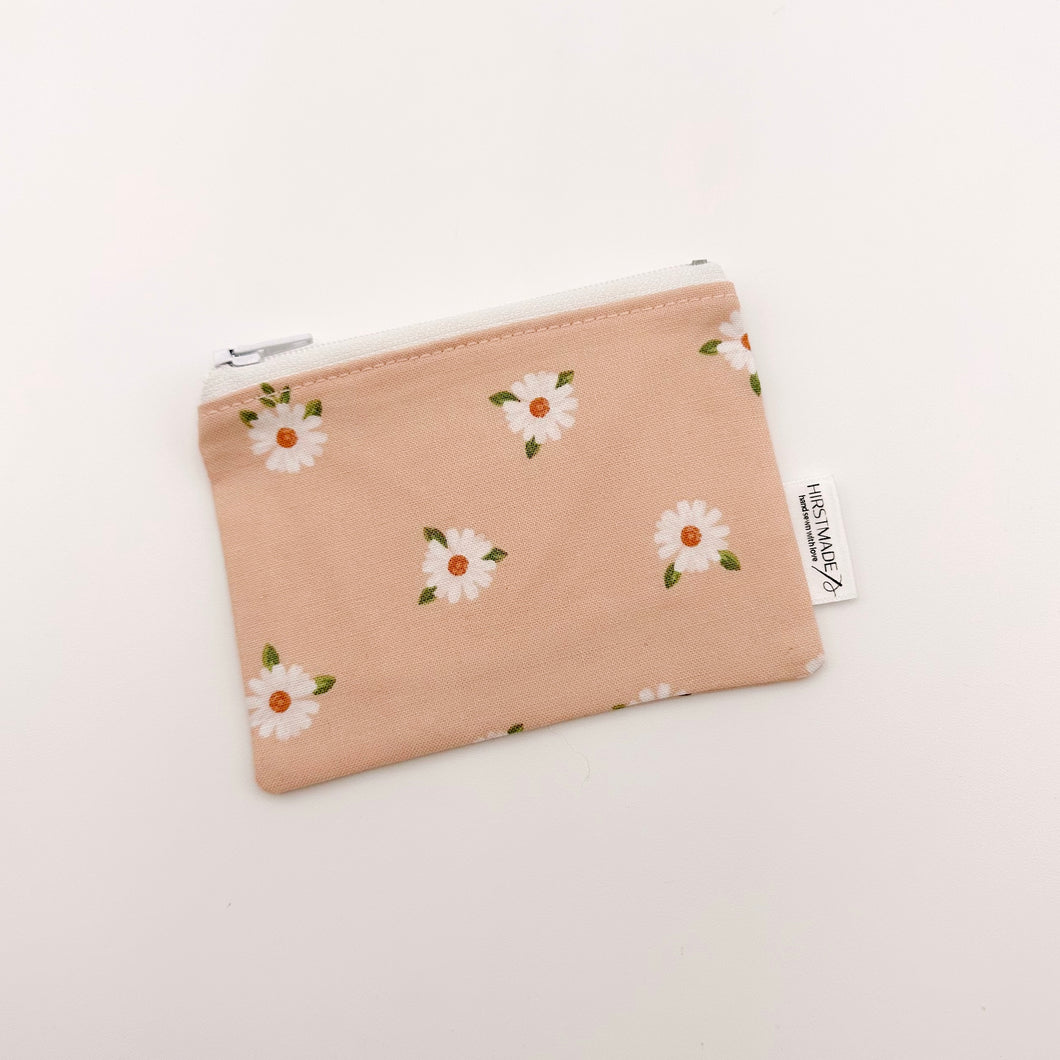 Pink Daisy Mini Pouch