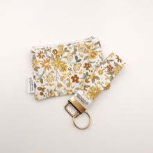 Load image into Gallery viewer, Yellow Floral Keychain Fob
