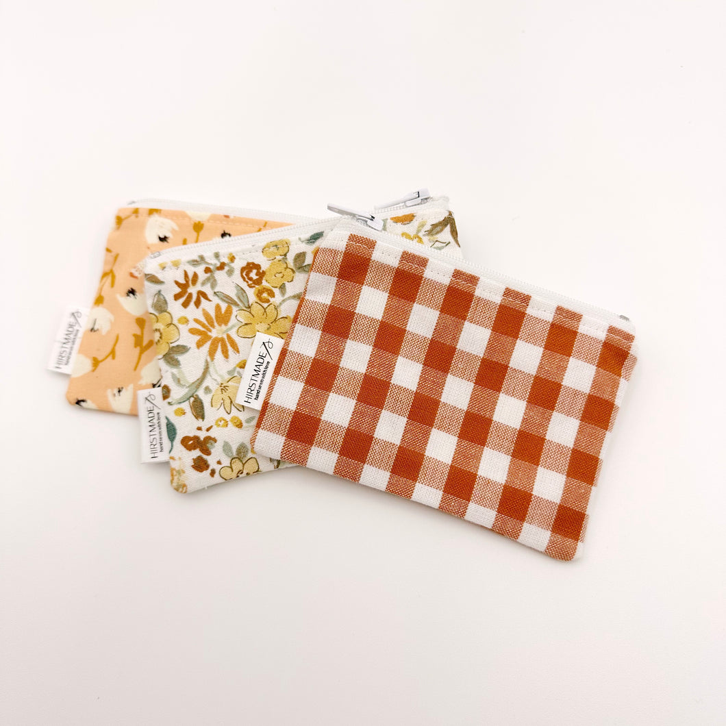 Spice Gingham Mini Pouch