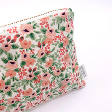 Load image into Gallery viewer, Pink Rosa Zipper Pouch
