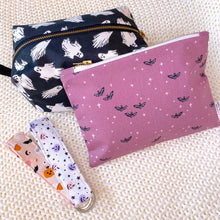 Load image into Gallery viewer, Purple Bat Zipper Pouch
