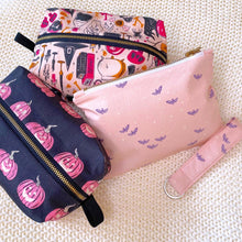 Load image into Gallery viewer, Pink Bat Zipper Pouch
