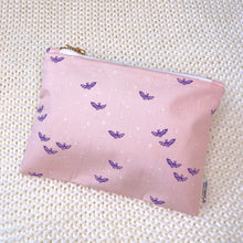 Load image into Gallery viewer, Pink Bat Zipper Pouch
