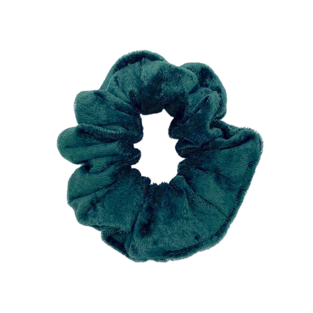 Evergreen Velvet Scrunchie