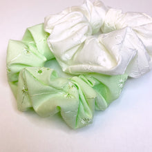 Load image into Gallery viewer, White Eyelet Scrunchie
