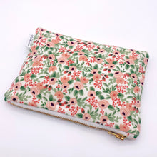 Load image into Gallery viewer, Pink Rosa Zipper Pouch
