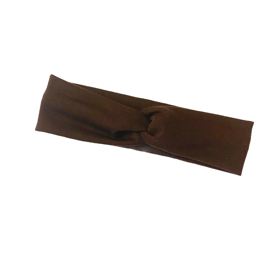 Chocolate Brown Twist Headband