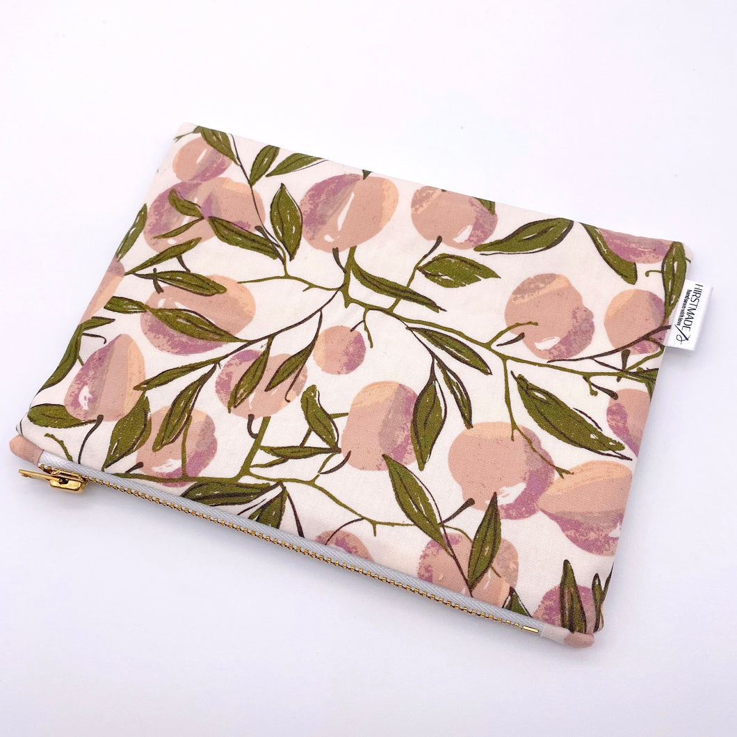 Just Peachy Zipper Pouch in Mauve